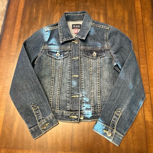 The Children's Place Classic Blue Denim Jacket - Picture 1 of 2